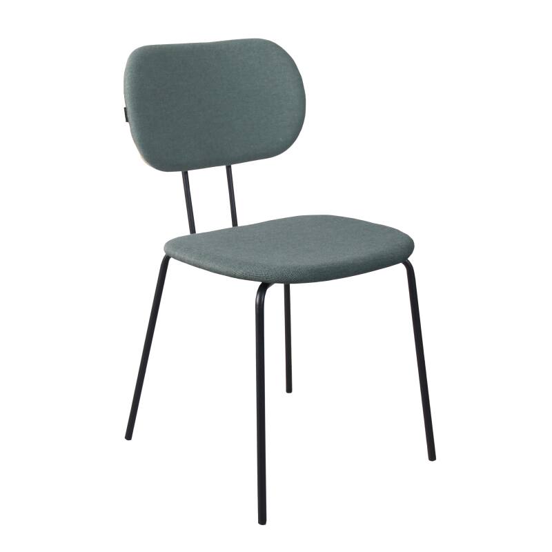 Set di 2 sedie di design in acciaio e legno (2/6)