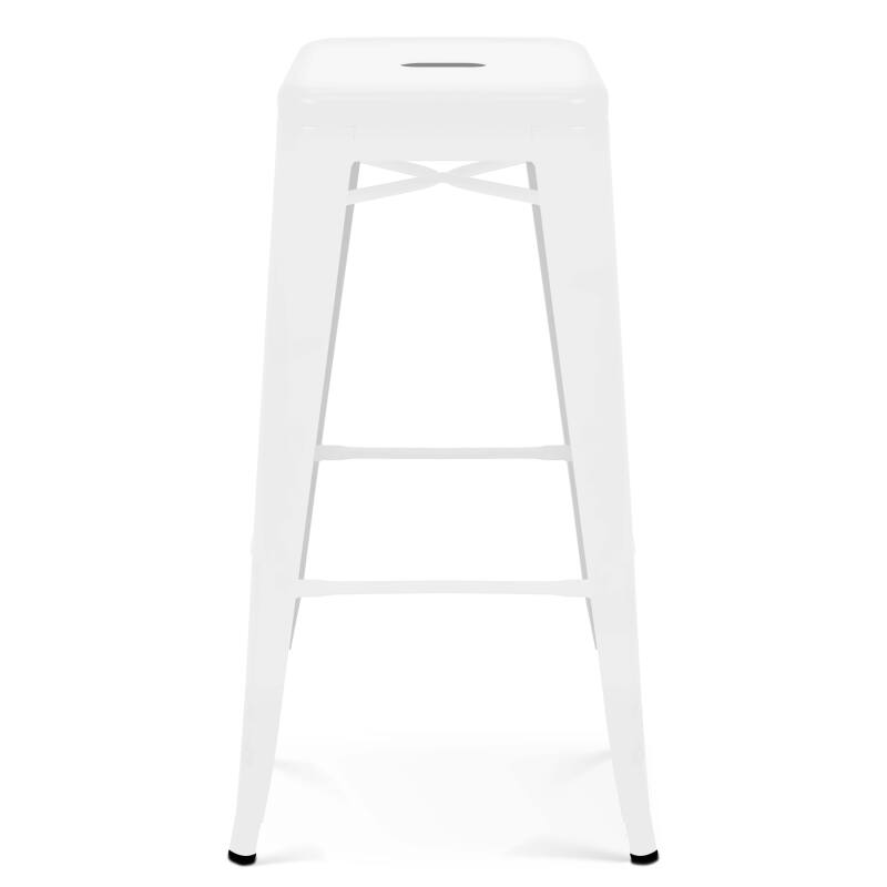 Set di 4 sgabelli da giardino in metallo (2/5)