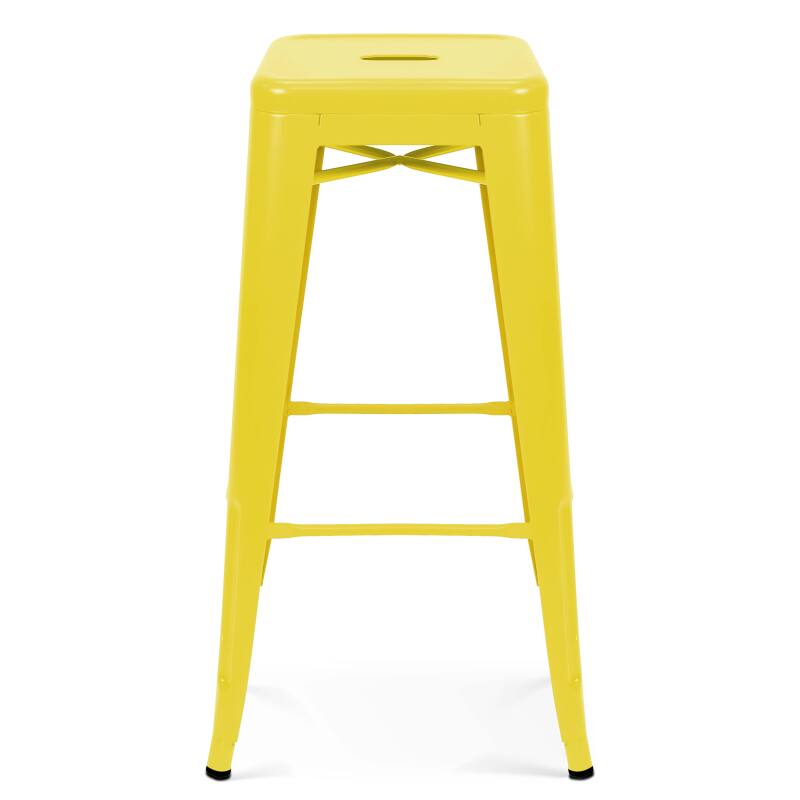 Set di 4 sgabelli da giardino in metallo (2/5)