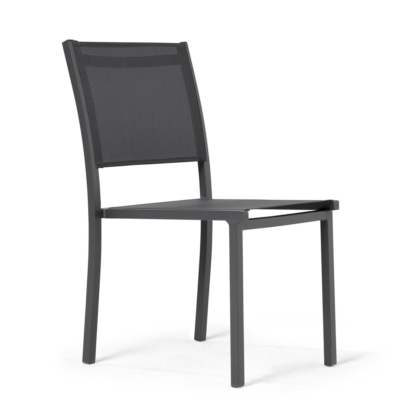 Tavolo da giardino rettangolare con piano in ceramica effetto legno grigio 185 x 95 cm, 6 sedie e 2 sedie con braccioli Tavolo da giardino rettangolare con piano in ceramica effetto legno grigio 185 x 95 cm, 6 sedie e 2 sedie con braccioli