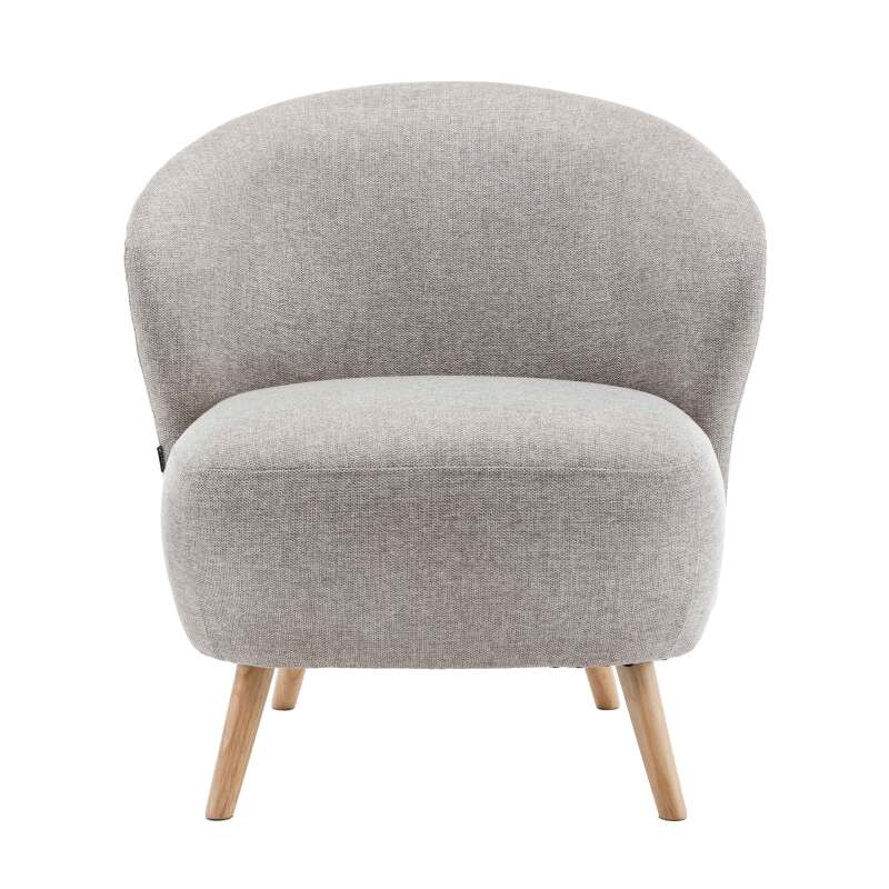 Poltrona relax in legno e tessuto