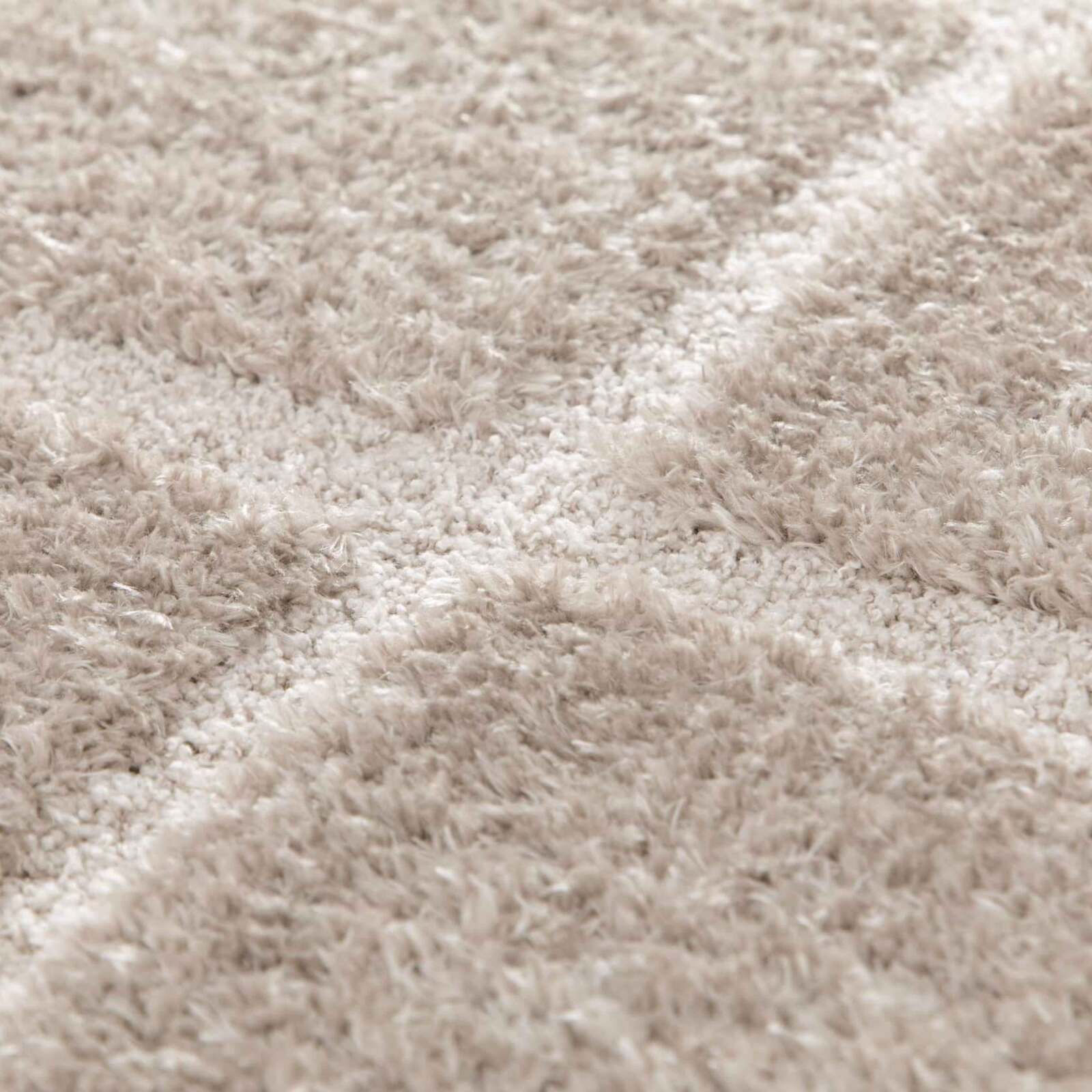 Tappeto shaggy rettangolare in poliestere riciclato