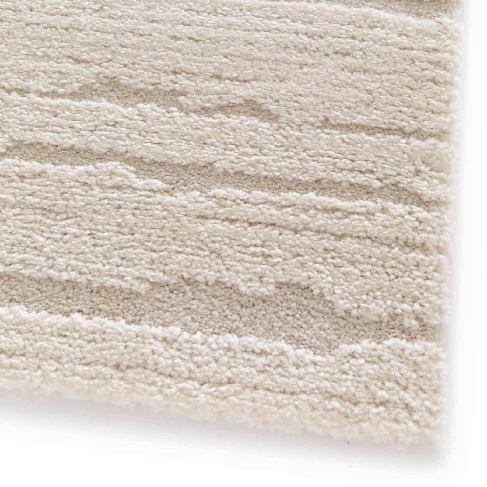 Tappeto shaggy rettangolare in poliestere e polipropilene