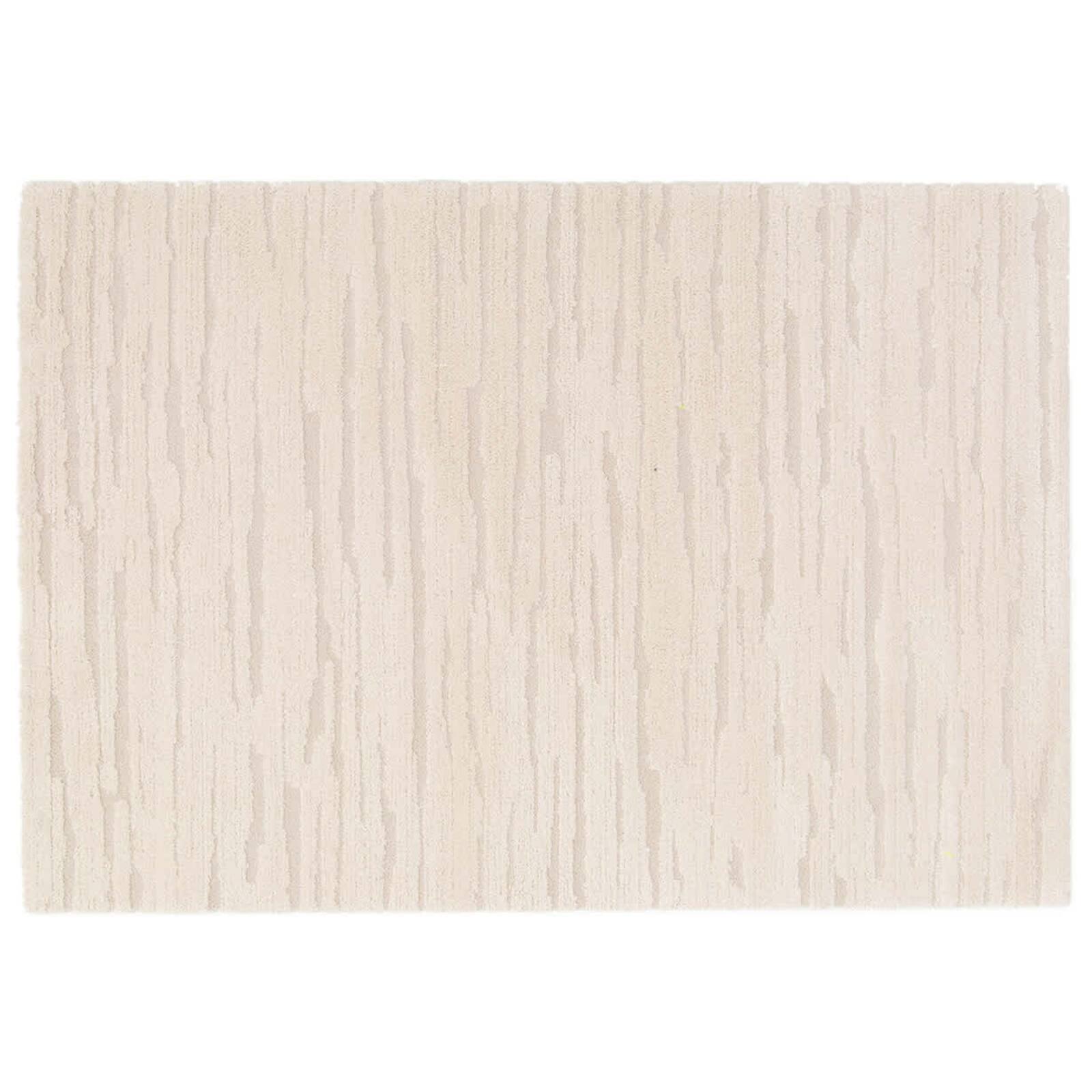 Tappeto shaggy rettangolare in poliestere e polipropilene