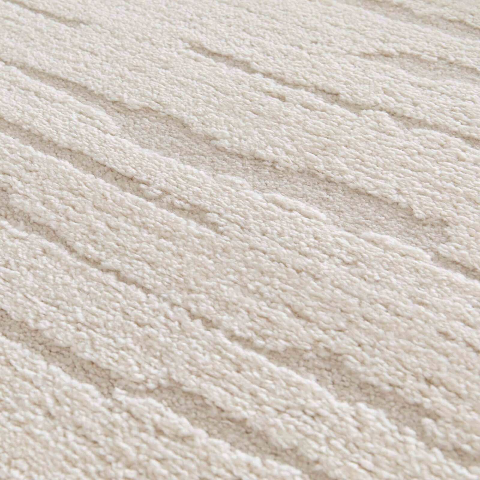 Tappeto shaggy rettangolare in poliestere e polipropilene