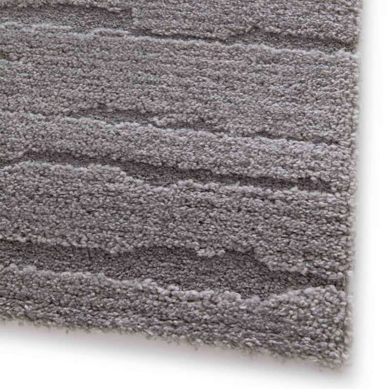 Tappeto shaggy rettangolare in poliestere e polipropilene