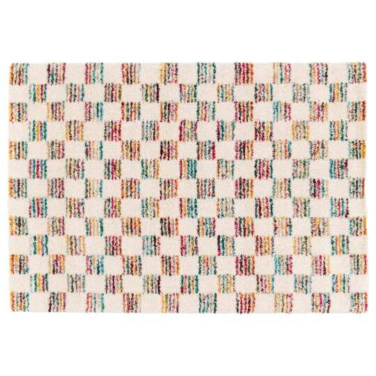 Tappeto shaggy rettangolare in polipropilene