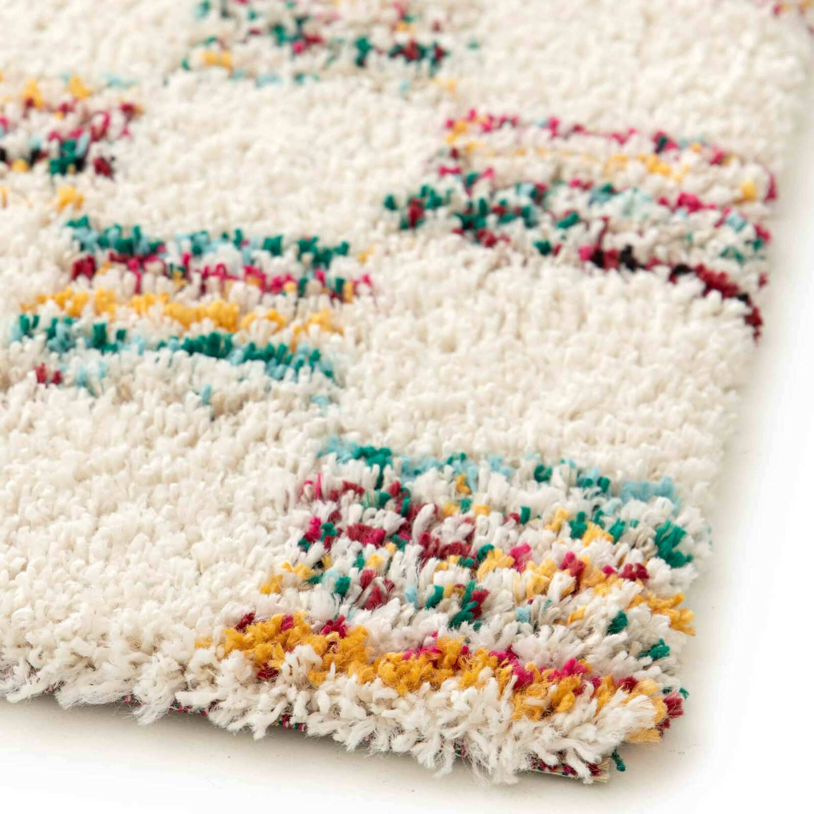 Tappeto shaggy rettangolare in polipropilene