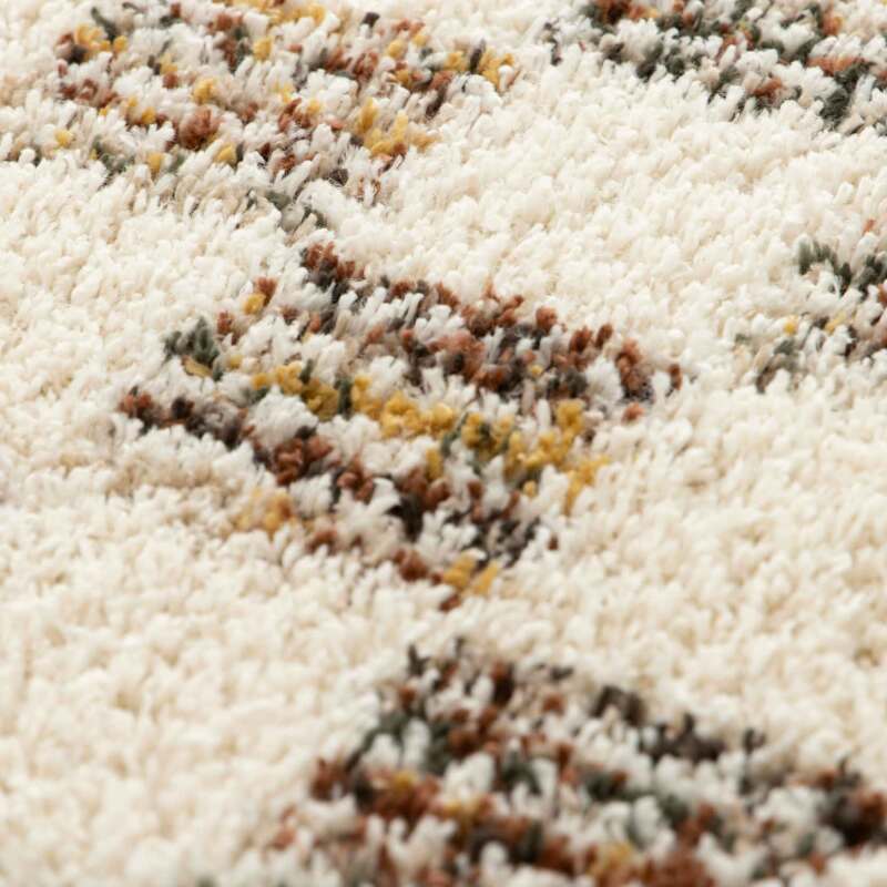 Tappeto shaggy rettangolare in polipropilene