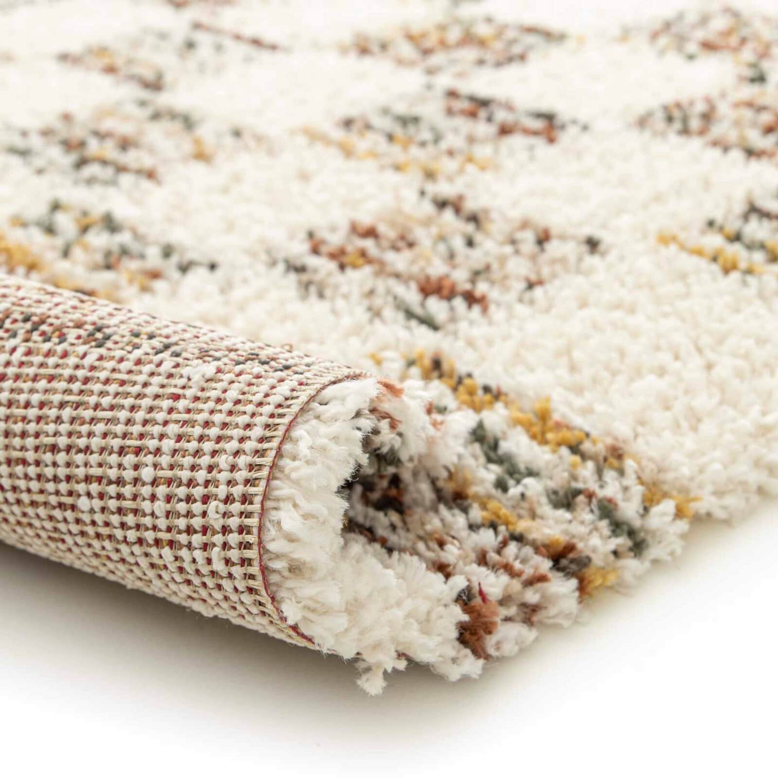 Tappeto shaggy rettangolare in polipropilene