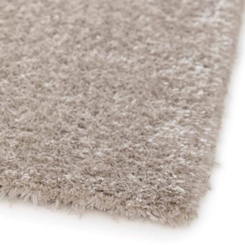 Tappeto shaggy rettangolare in poliestere riciclato con motivo geometrico a pelo lungo