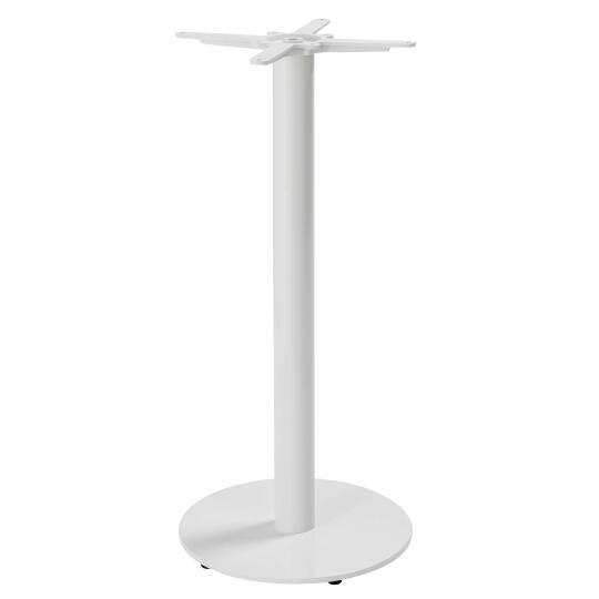 Gamba tavolo alta in acciaio ⌀45x108 cm | Oviala