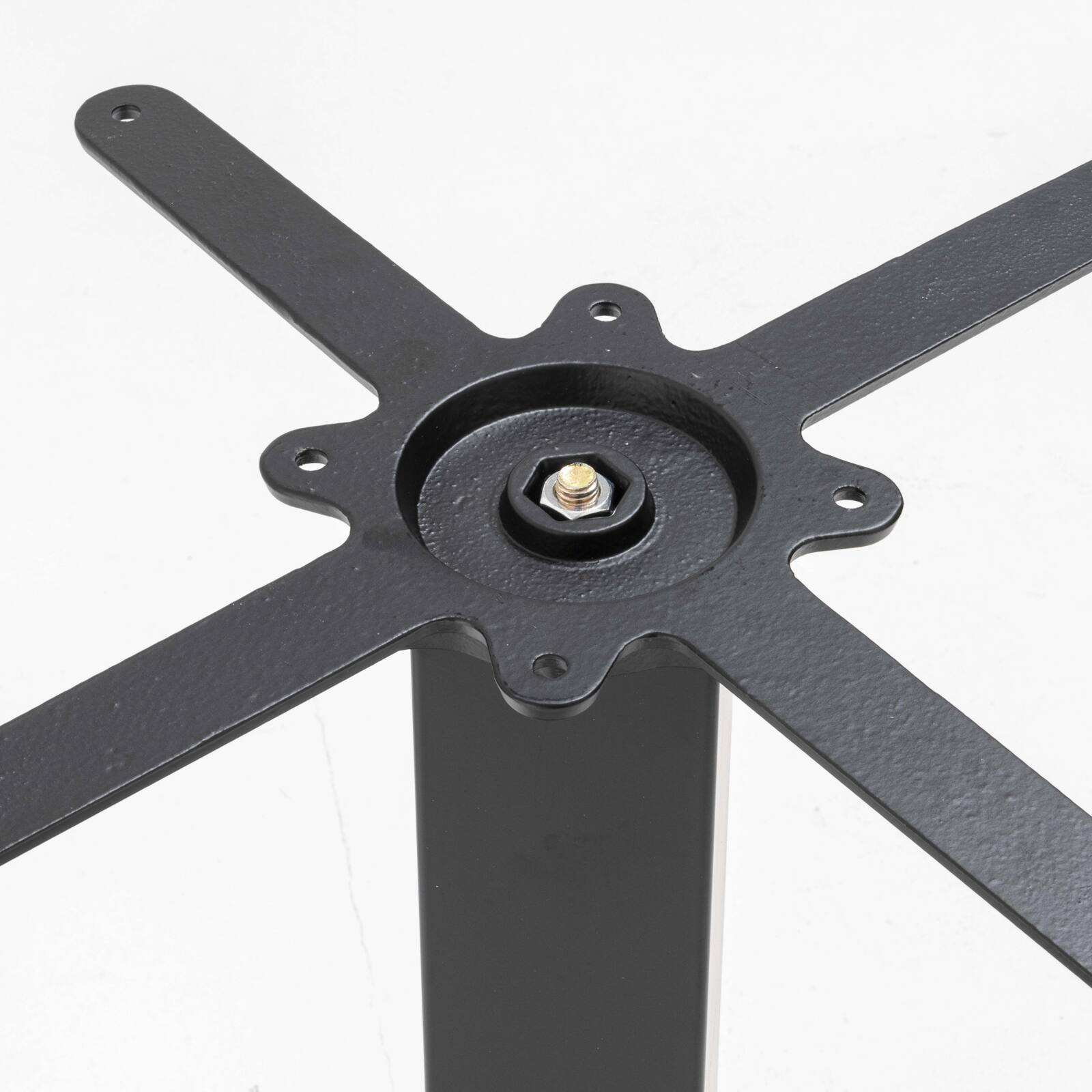 Gamba da tavolo in acciaio e ghisa 45 x 73 cm Gamba da tavolo in acciaio e ghisa 45 x 73 cm