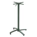 Tavolo alto 60x60 cm inclinabile in alluminio
