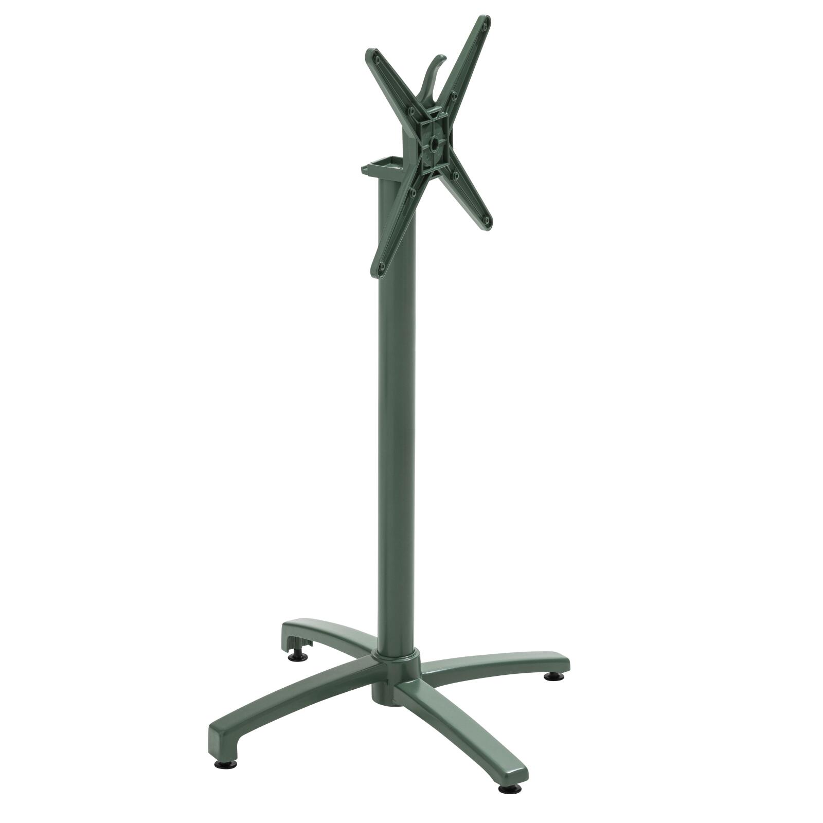 Tavolo alto 60x60 cm inclinabile in alluminio