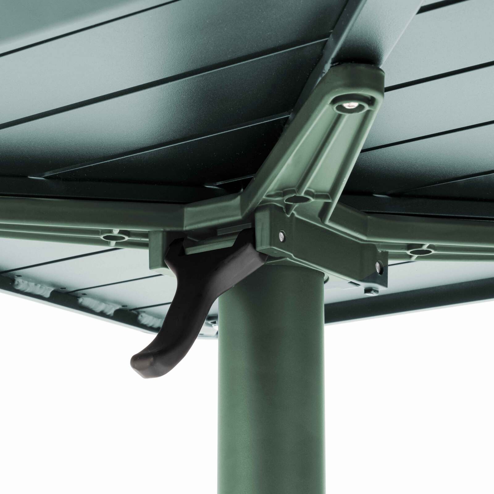 Tavolo da terrazza reclinabile in alluminio 70x70 cm e 2 sedie con braccioli