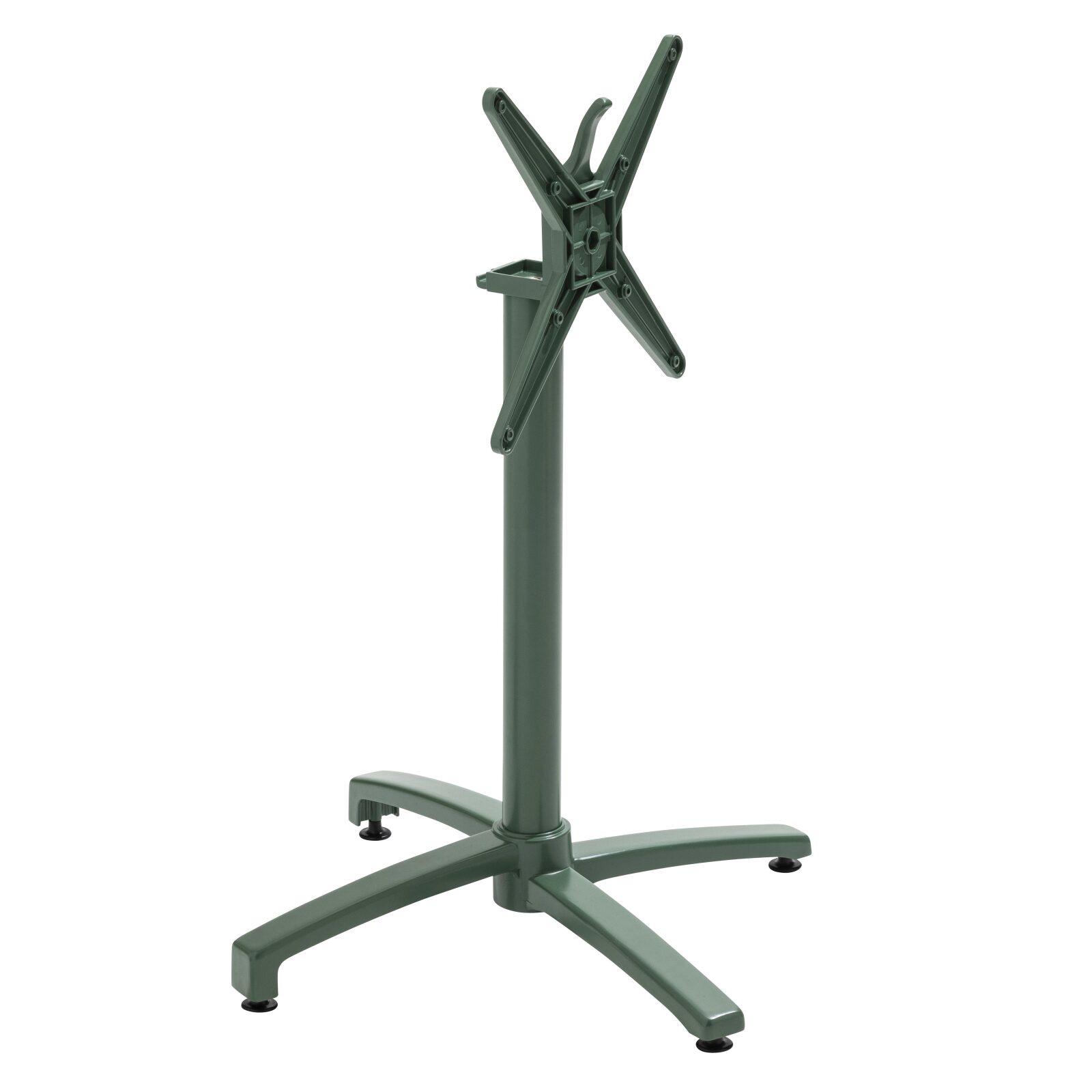 Gamba del tavolo in alluminio da 72 cm con sistema di inclinazione