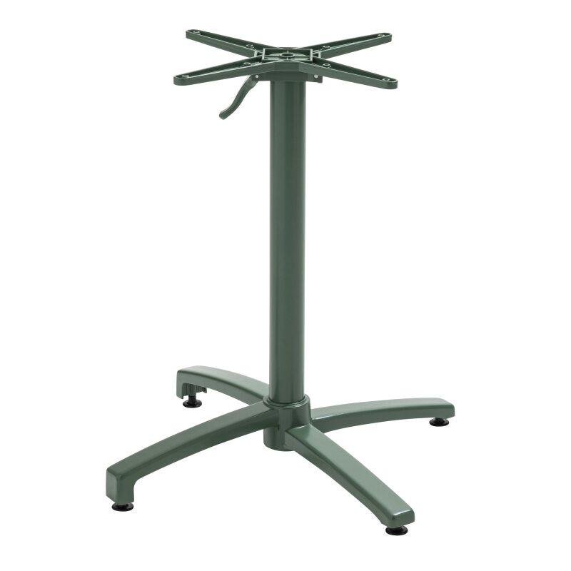 Gamba del tavolo in alluminio da 72 cm con sistema di inclinazione