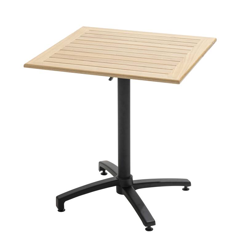 Piano tavolo quadrato 70 x 70 cm in legno