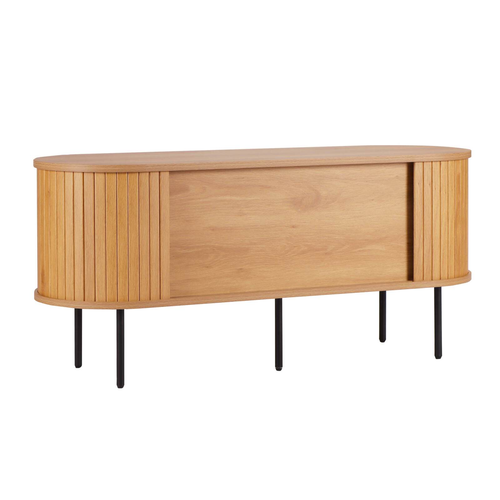 Mobile TV in melaminico e acciaio 120 cm