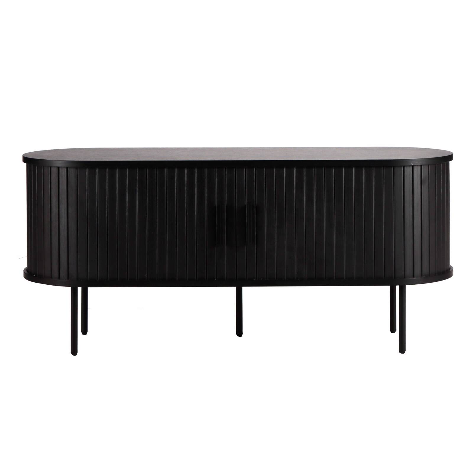 Mobile TV in melaminico e acciaio 120 cm