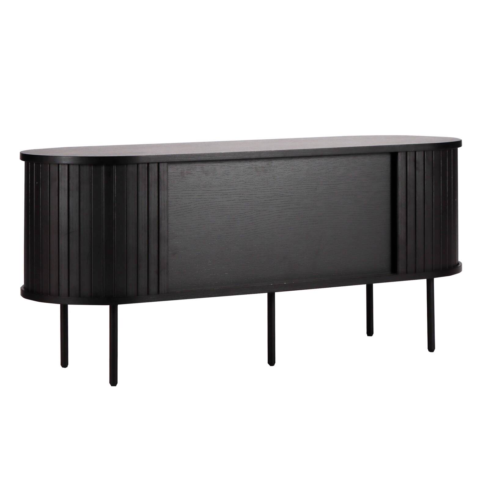 Mobile TV in melaminico e acciaio 120 cm