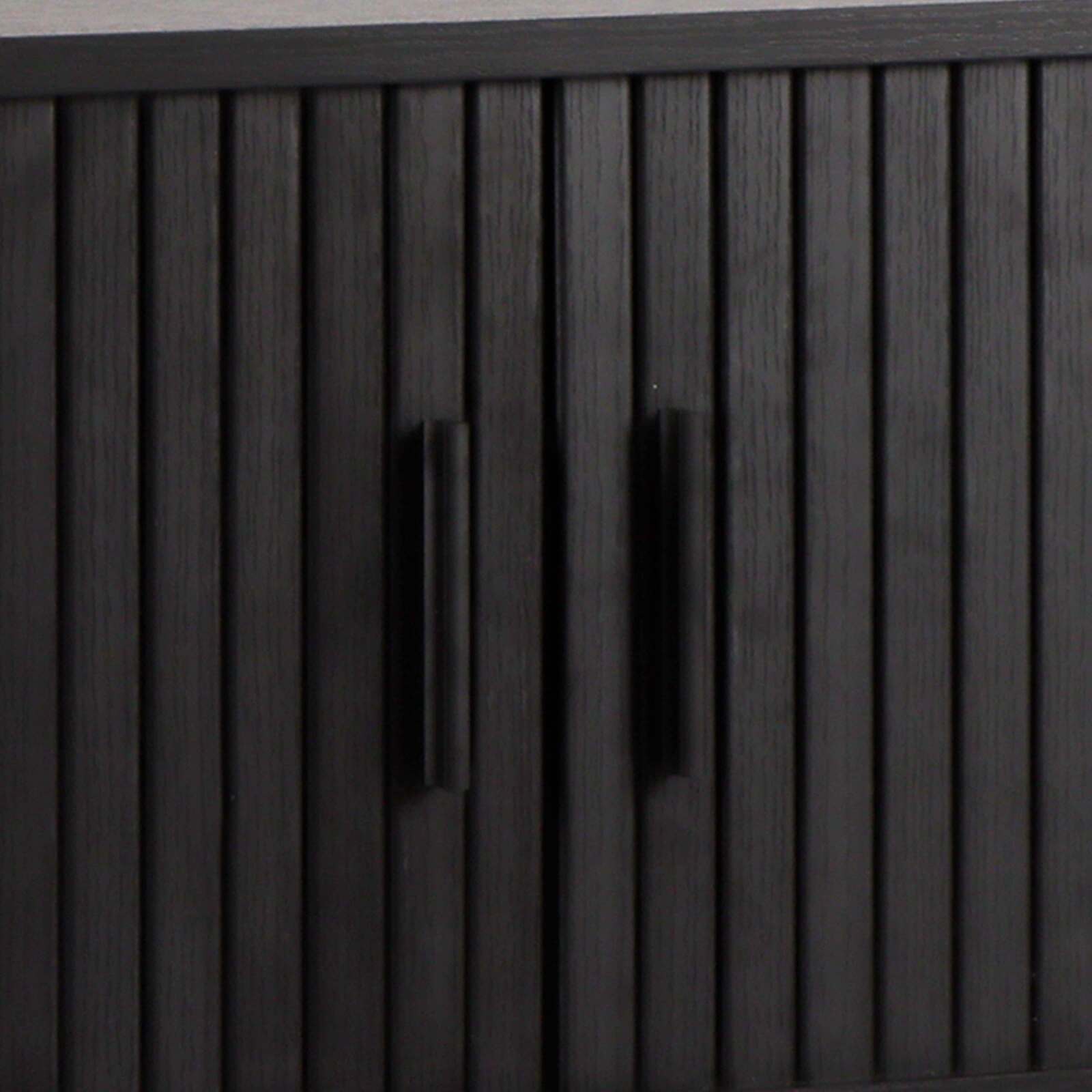 Credenza a 2 ante in nobilitato e acciaio 140 cm Credenza a 2 ante in nobilitato e acciaio 140 cm