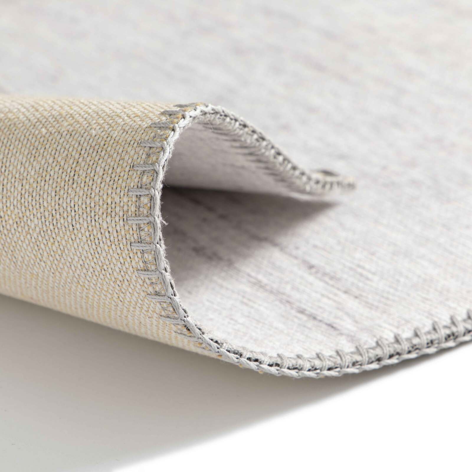 Tappeto rettangolare a pelo corto in ciniglia stampata sfumata