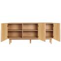 Credenza a 3 ante in nobilitato effetto legno
