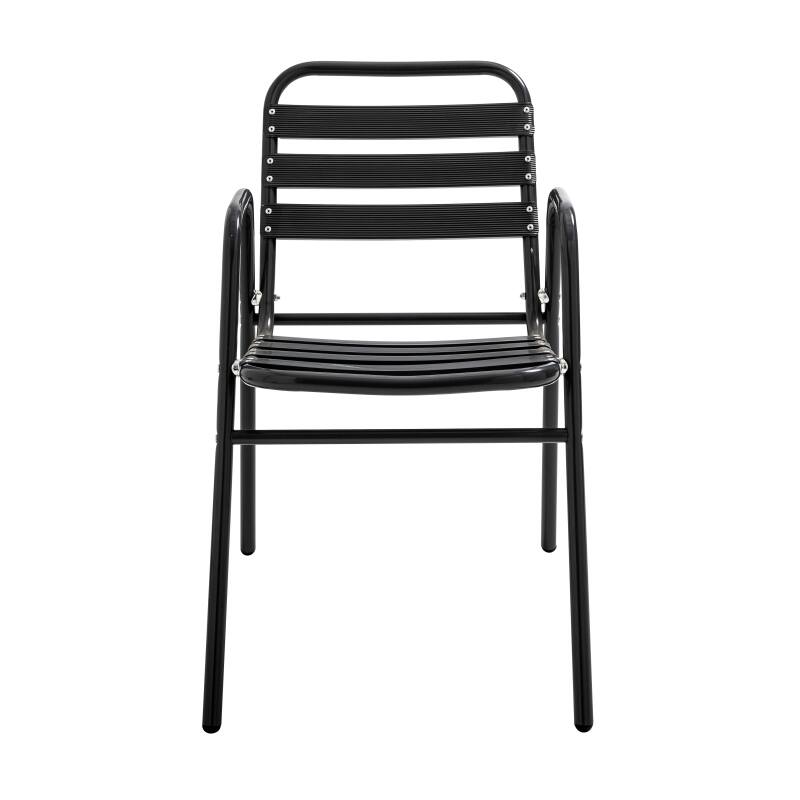 Sedia da giardino in alluminio con braccioli (2/7)