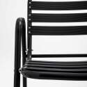 Sedia da giardino in alluminio con braccioli