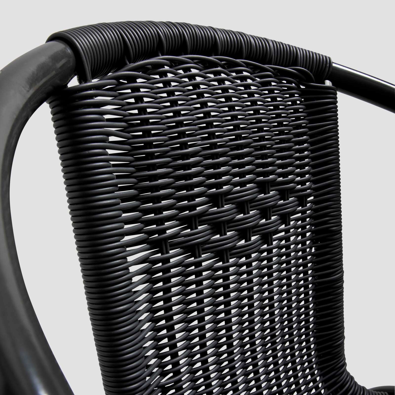 Sedia da giardino in alluminio e resina con braccioli