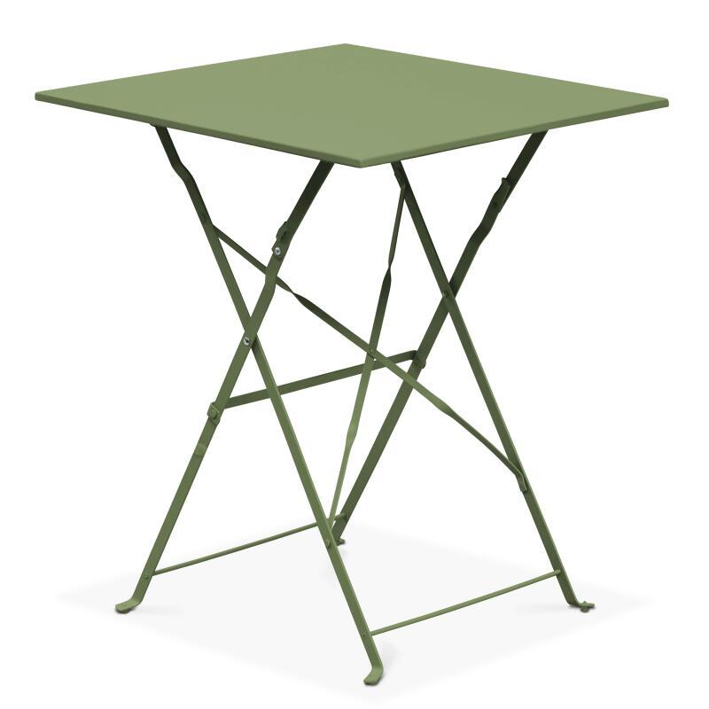 Tavolo da giardino bistrot quadrato 60 x 60 cm pieghevole