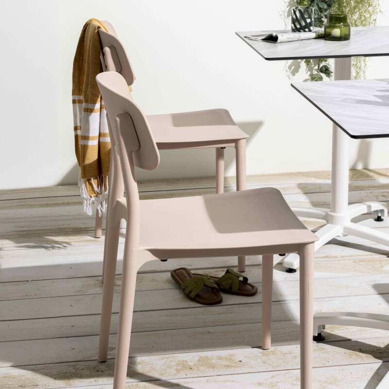 Sedie da giardino in plastica - Set di 2