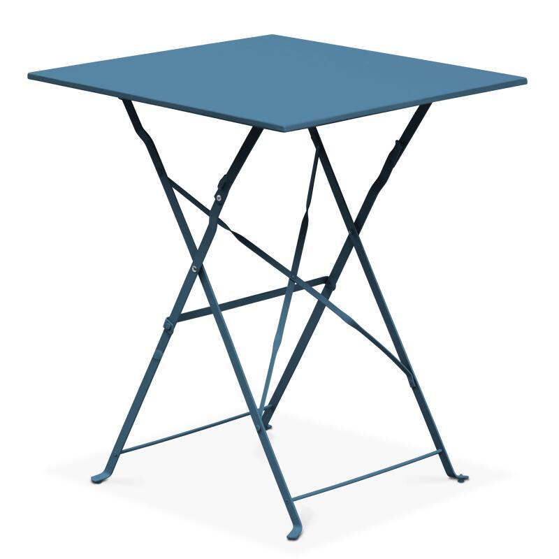 Tavolo da giardino bistrot quadrato 60 x 60 cm pieghevole