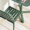 Sedia da giardino di design in alluminio