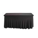 Copritovaglia per tavolo 162 cm nero