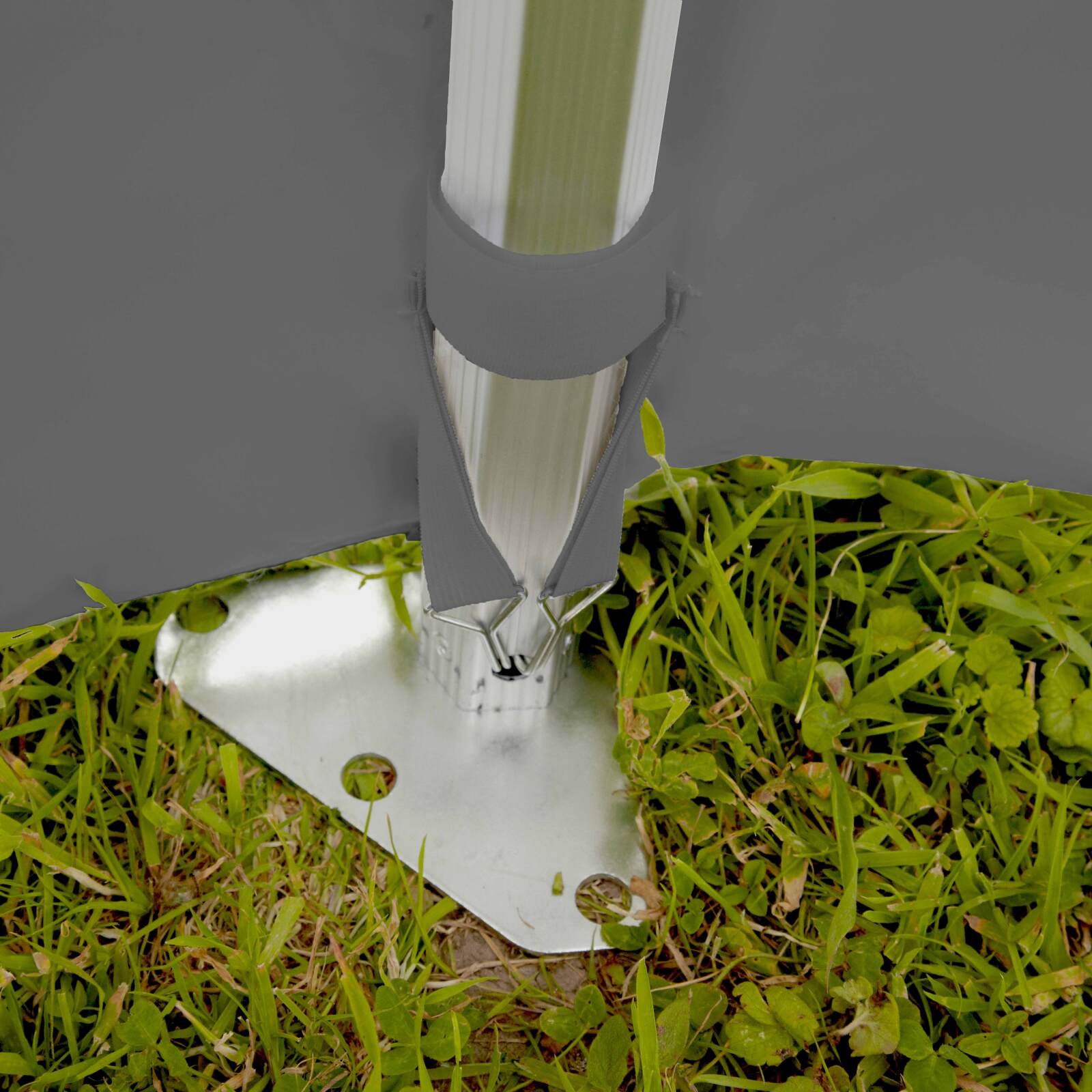 Parete finestra grigia 3 m - 300 g/m² Parete finestra grigia 3 m - 300 g/m²