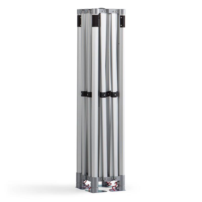Tendone gazebo pieghevole 4x4m 520g/m² 50MM bianca - M2