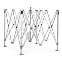 Tendone gazebo pieghevole 4x4m 520g/m² 50MM bianca - M2