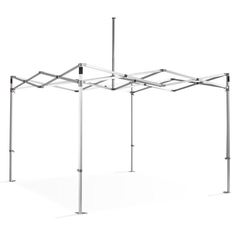 Tendone gazebo pieghevole 4x4m 520g/m² 50MM bianca - M2