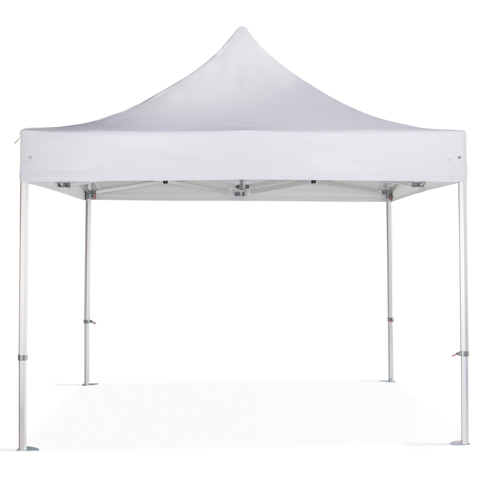 Tendone gazebo pieghevole 4x4m 520g/m² 50MM bianca - M2