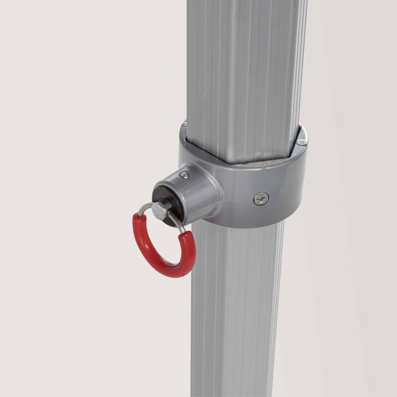 Tendone gazebo pieghevole 4x4m 520g/m² 50MM bianca - M2