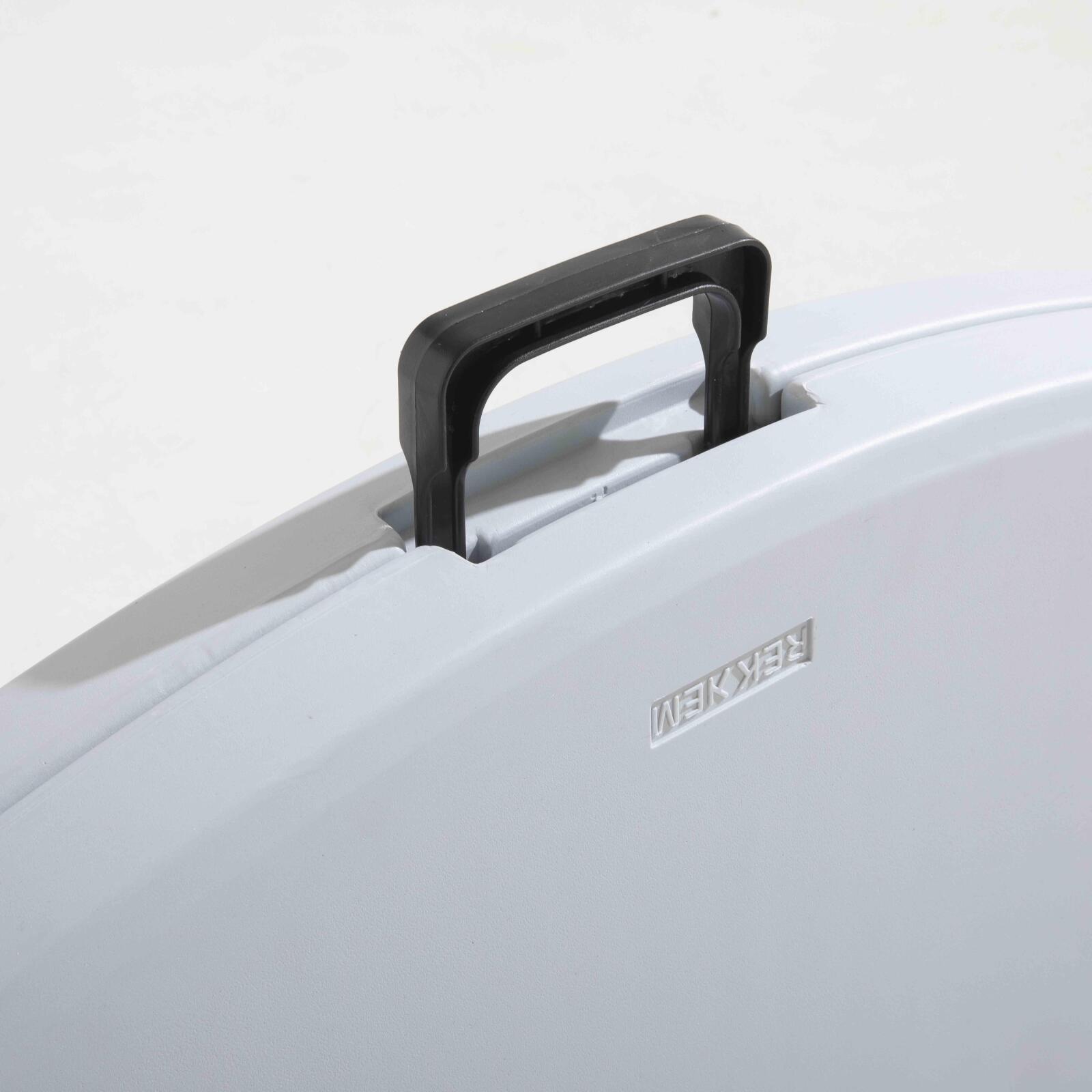 Tavolo pieghevole rotondo e sedie pieghevoli 8 posti 150 cm HDPE