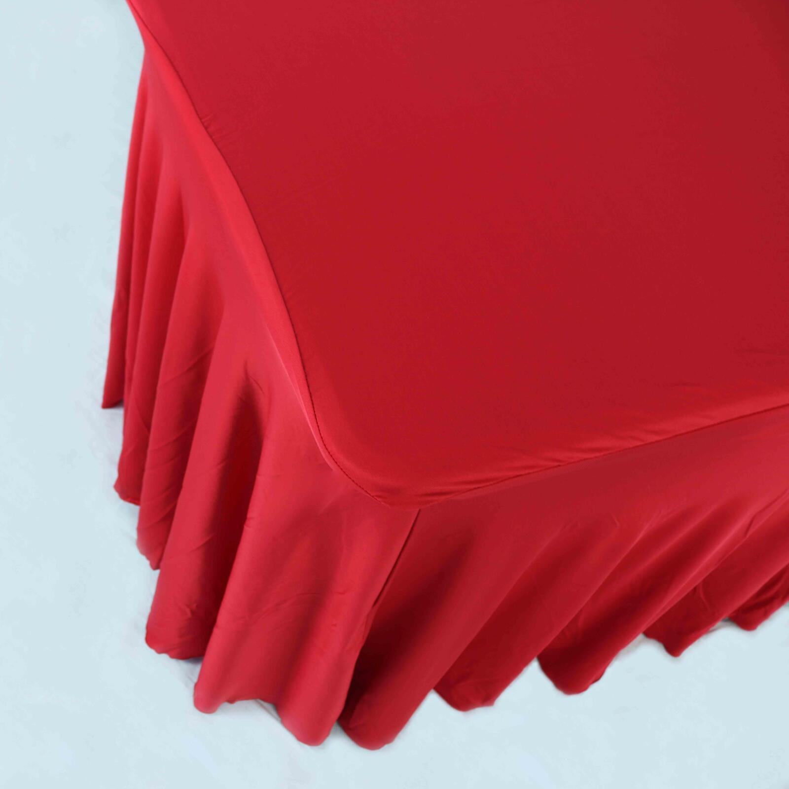 Copritovaglia elastico per tavolo 180 cm rosso