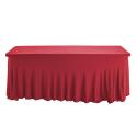 Copritovaglia elastico per tavolo 180 cm rosso