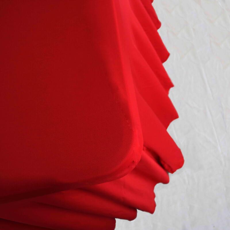 Copritovaglia elastico per tavolo 180 cm rosso