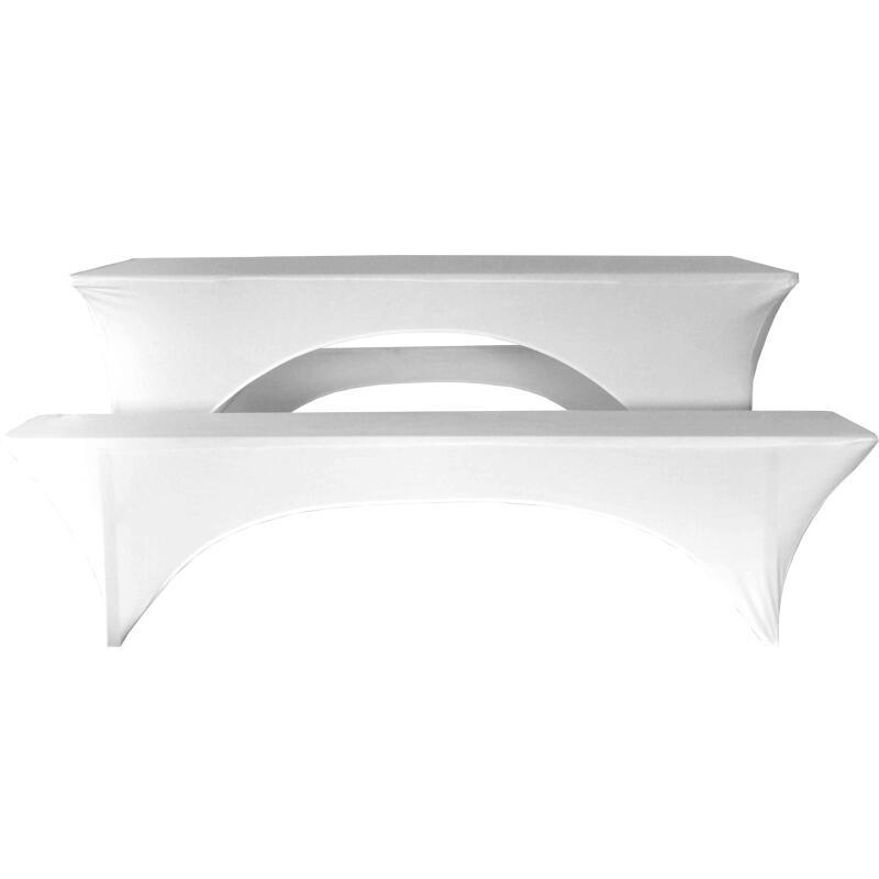 Tovaglia copritavolo per tavolo e panche pieghevoli in legno 220 cm