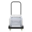 Carrello per sedie pieghevoli