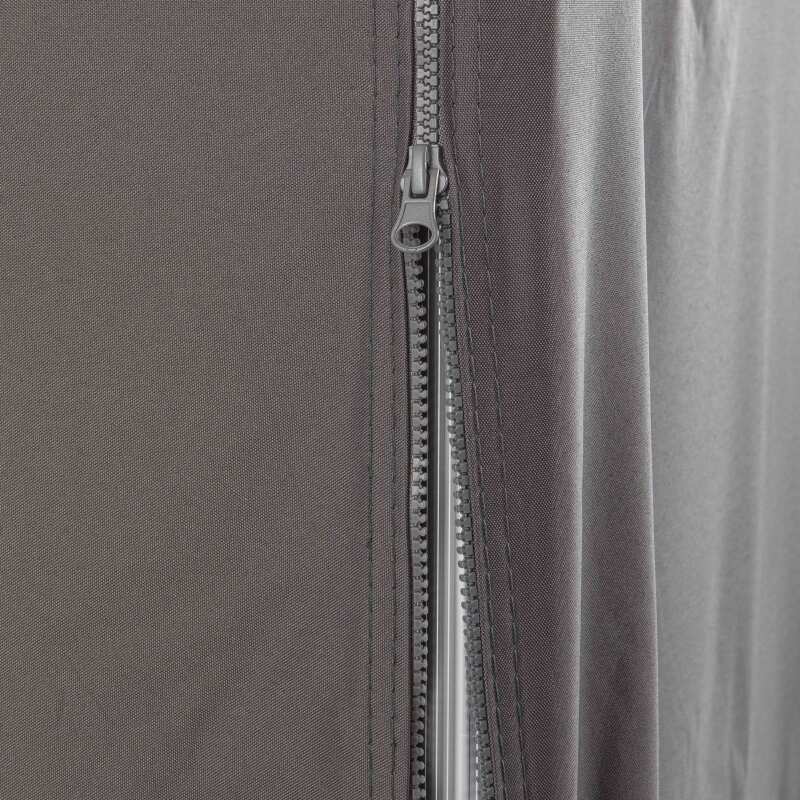 Parete finestra grigia 4,5 m - 300 g/m²